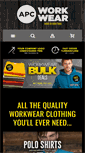 Mobile Screenshot of apcworkwear.com